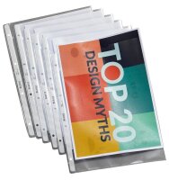LEITZ Prospekthüllen 4720 DIN A4 transparent genarbt...