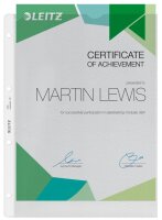 LEITZ Prospekthüllen 4720 DIN A4 transparent genarbt 0,13 mm, 100 St.