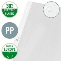 LEITZ Prospekthüllen 4780 DIN A4 transparent genarbt 0,13 mm, 100 St.