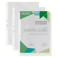 LEITZ Prospekthüllen 4780 DIN A4 transparent genarbt 0,13 mm, 100 St.