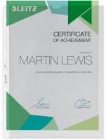 LEITZ Prospekthüllen 4780 DIN A4 transparent genarbt 0,13 mm, 100 St.