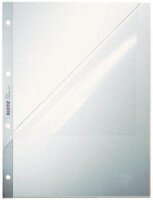 LEITZ Prospekthüllen 4784 DIN A4 transparent genarbt 0,13 mm, 100 St.