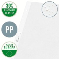 LEITZ Prospekthüllen 4784 DIN A4 transparent genarbt 0,13 mm, 100 St.