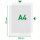 LEITZ Sichthüllen Standard 4000 DIN A4 transparent genarbt 0,13 mm, 100 St.