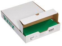 LEITZ Sichthüllen Premium 4100 DIN A4 grün glatt 0,15 mm, 100 St.