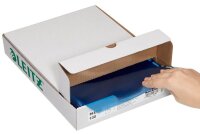 LEITZ Sichthüllen Premium 4100 DIN A4 blau glatt 0,15 mm, 100 St.