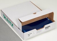 LEITZ Sichthüllen Premium 4100 DIN A4 blau glatt 0,15 mm, 100 St.