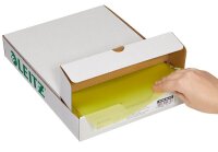 LEITZ Sichthüllen Premium 4100 DIN A4 gelb glatt 0,15 mm, 100 St.