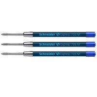 Schneider Express 735 Kugelschreiberminen M blau, 3 St.