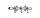Kerkmann Wandgarderobe Arte 32687981 silber Metall 3 Haken 45,0 x 12,0 cm, 1 St.