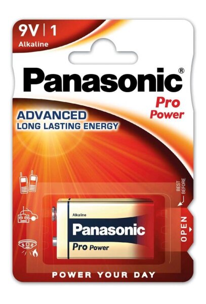 Panasonic Batterie Pro Power E-Block 9,0 V  ( P6LR61PROPOWERB )