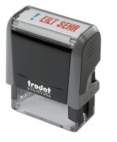 "trodat Textstempel ""Eilt sehr"" printy 4912 office selbstfärbend blau, rot ohn  ( 579698 )