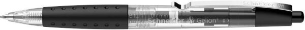 Schneider Gelion+ Gelschreiber schwarz/transparent 0,4 mm, Schreibfarbe: schwarz, 10 St.
