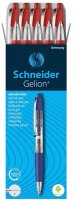 Schneider Gelion+ Gelschreiber rot/transparent 0,4 mm, Schreibfarbe: rot, 10 St.