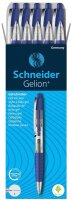 Schneider Gelion+ Gelschreiber blau/transparent 0,4 mm, Schreibfarbe: blau, 10 St.