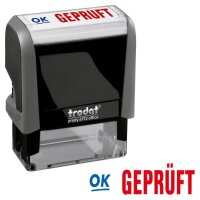 trodat Textstempel "Geprüft" printy 4912...