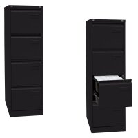 BISLEY LIGHT Hängeregistraturschrank schwarz 4...