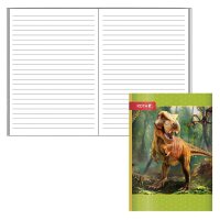 ROTH Schulheft T-Rex Welt Lineatur 51 liniert DIN A6 ohne...