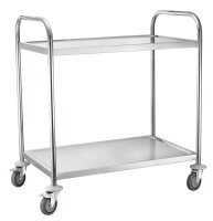 Servierwagen silber 84,5 x 52,5 x 94,0 cm