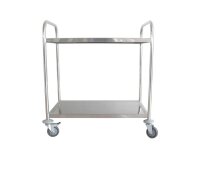 Servierwagen silber 84,5 x 52,5 x 94,0 cm