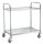 Servierwagen silber 84,5 x 52,5 x 94,0 cm