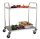 Servierwagen silber 84,5 x 52,5 x 94,0 cm