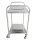 Servierwagen silber 84,5 x 52,5 x 94,0 cm