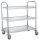 Servierwagen silber 84,5 x 52,5 x 94,0 cm