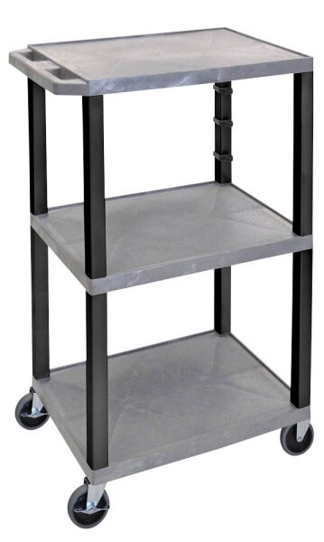 LUXOR Etagenwagen grau 61,0 x 46,0 x 108,0 cm