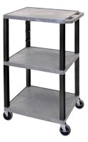 LUXOR Etagenwagen grau 61,0 x 46,0 x 108,0 cm