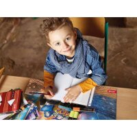 ROTH Schreibtischunterlage Monstertruck bunt Kunstleder 59,0 x 39,0 cm, 1 St.