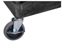 LUXOR Etagenwagen schwarz 61,0 x 46,0 x 95,0 cm