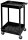 LUXOR Etagenwagen schwarz 61,0 x 46,0 x 95,0 cm