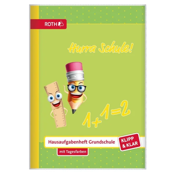 ROTH Hausaufgabenheft Hurra Schule Klipp & Klar...