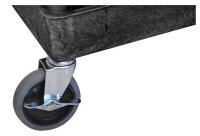 LUXOR Etagenwagen schwarz 61,0 x 46,0 x 98,0 cm