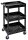 LUXOR Etagenwagen schwarz 61,0 x 46,0 x 98,0 cm