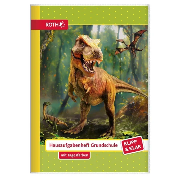 ROTH Hausaufgabenheft T-Rex Welt Klipp & Klar liniert...