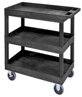LUXOR Etagenwagen schwarz 81,0 x 46,0 x 95,0 cm
