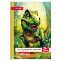 ROTH Hausaufgabenheft T-Rex Klipp & Klar liniert DIN...