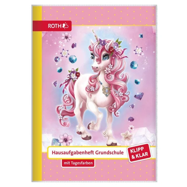 ROTH Hausaufgabenheft Einhorn Beauty Klipp & Klar...