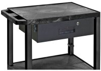 LUXOR Schublade schwarz 44,5 x 35,6 x 12,1 cm