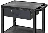 LUXOR Schublade schwarz 44,5 x 35,6 x 12,1 cm