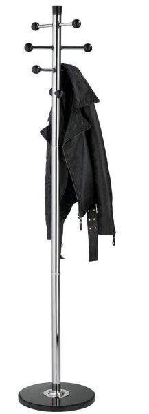 ALCO Kleiderständer 2807-30 silber Metall 8 Haken 38,0 x 175,0 cm, 1 St.