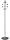 ALCO Kleiderständer 2807-30 silber Metall 8 Haken 38,0 x 175,0 cm, 1 St.