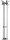 ALCO Kleiderständer 2872-11 silber Metall 12 Haken 42,5 x 174,0 cm, 1 St.