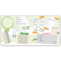ROTH Freundebuch Fußballstar ca. DIN A4 liniert, blau Hardcover 64 Seiten, 1 St.