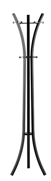 ALCO Kleiderständer 2873-11 schwarz Metall 9 Haken 55,0 x 178,0 cm, 1 St.
