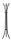 ALCO Kleiderständer 2873-11 schwarz Metall 9 Haken 55,0 x 178,0 cm, 1 St.