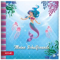 ROTH Freundebuch Meerjungfrau ca. DIN A4 liniert, blau...