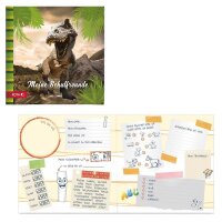ROTH Freundebuch Tyrannosaurus ca. DIN A4 liniert,...